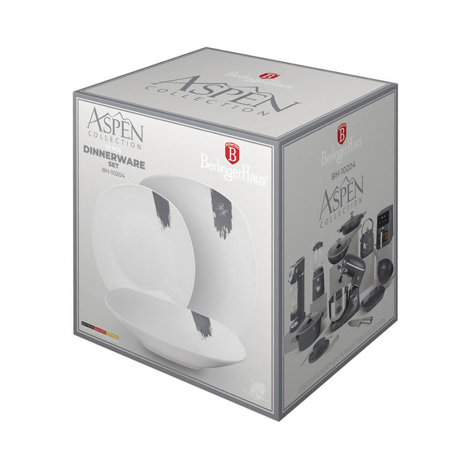 Berlinger  Set d'assiettes 18 pièces Aspen Collection 