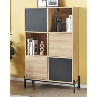 Beliani Bücherschrank aus MDF-Platte Modern MOINES  