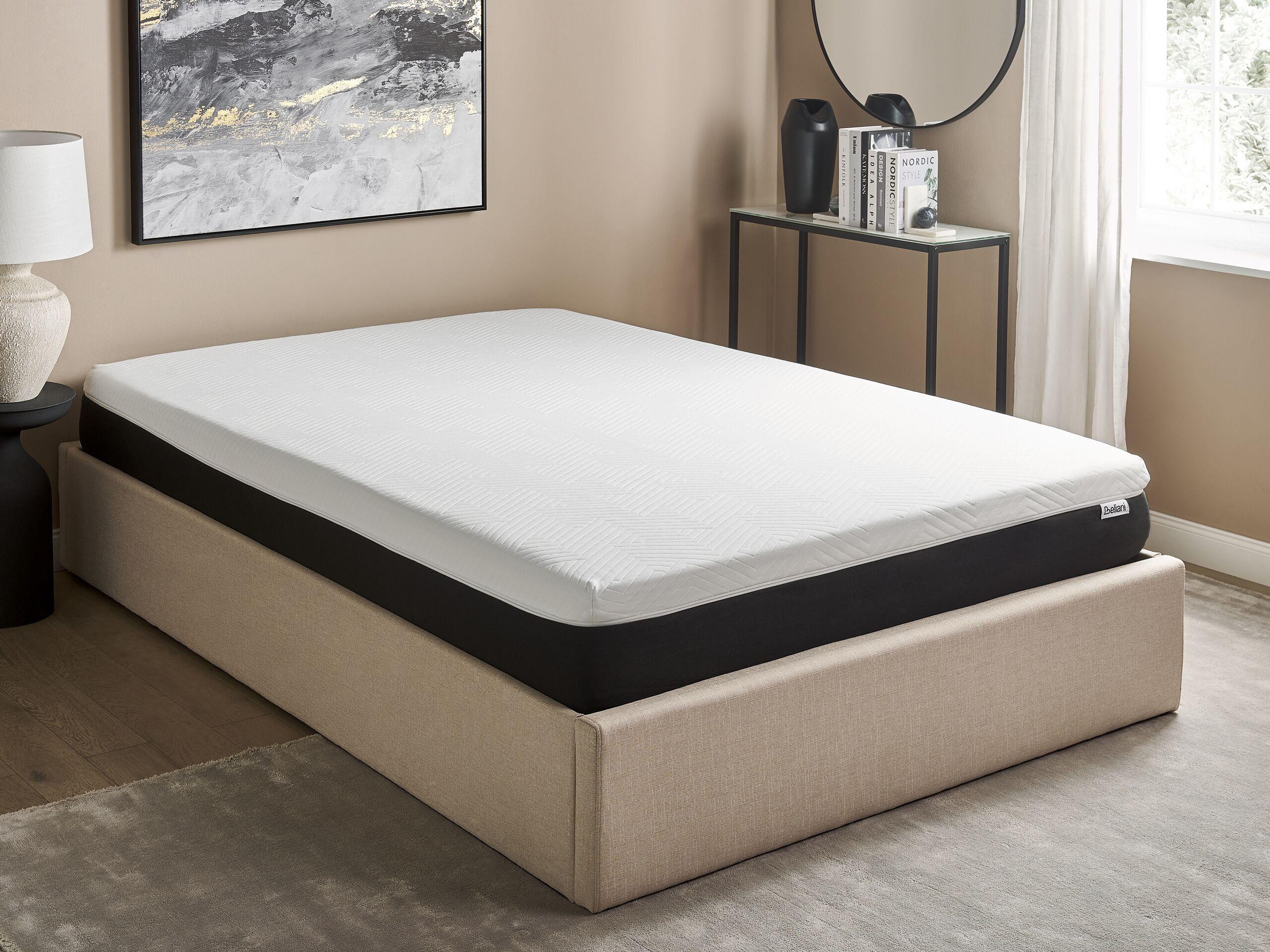 Beliani Matelas à mémoire de forme en latex en Mousse de polyuréthane COZY  