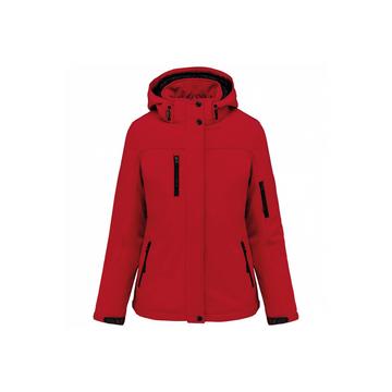 damen softshell-hoodie-jacke mit futter