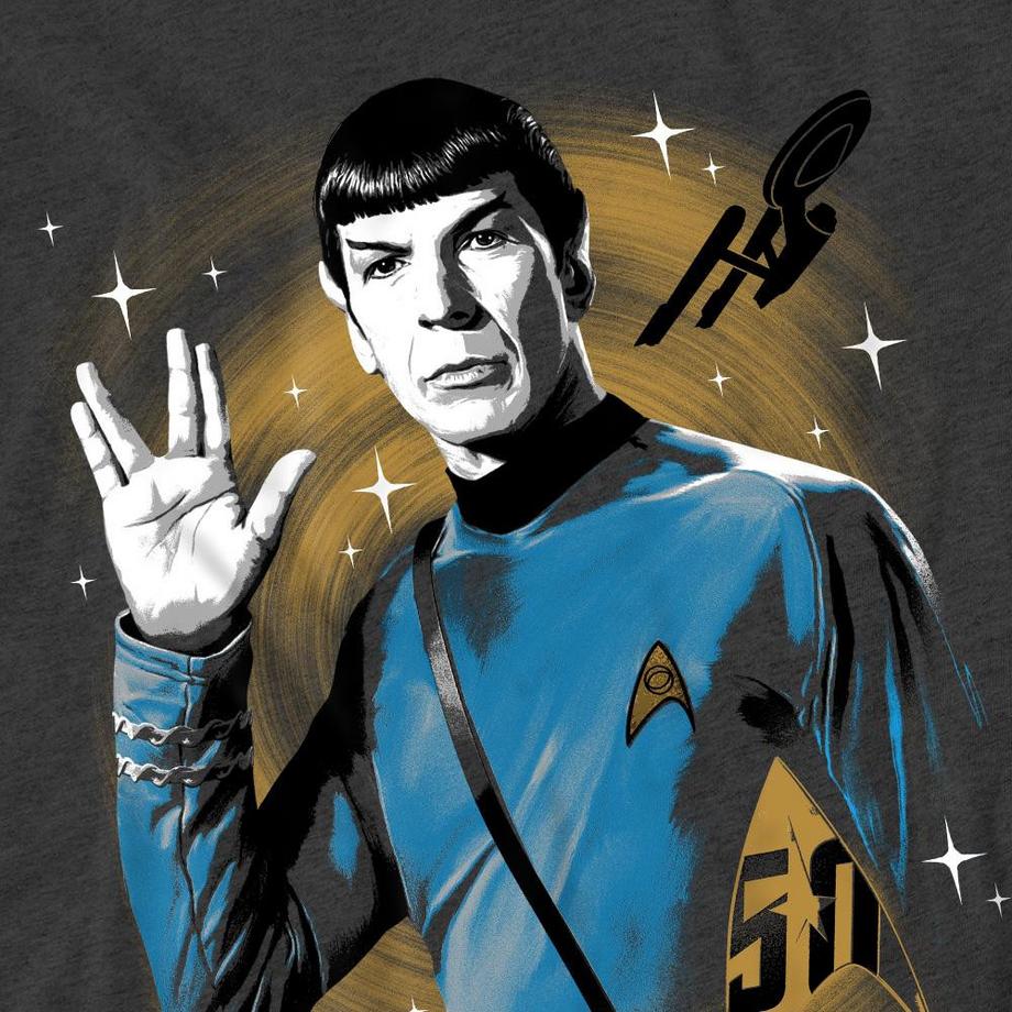 Star Trek Prosper T-Shirt Stampata Maniche Corte  