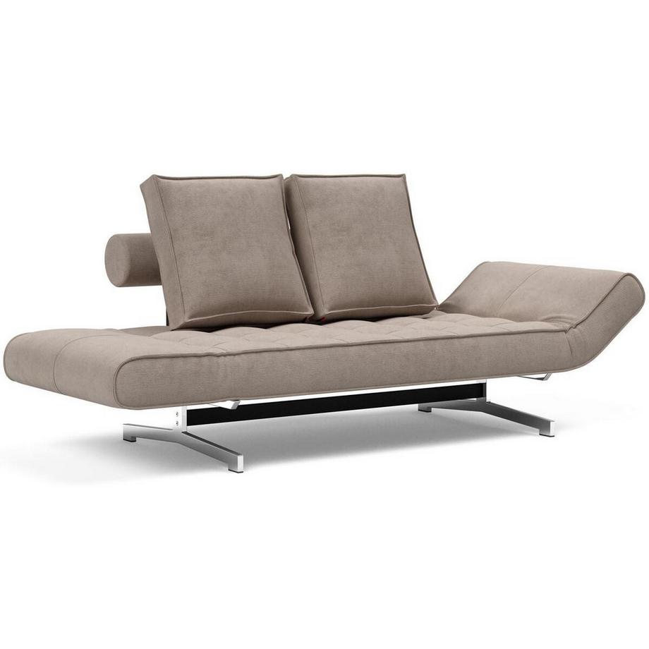 Innovation Living Daybed Ghia Chrome - Cordufine Beige  