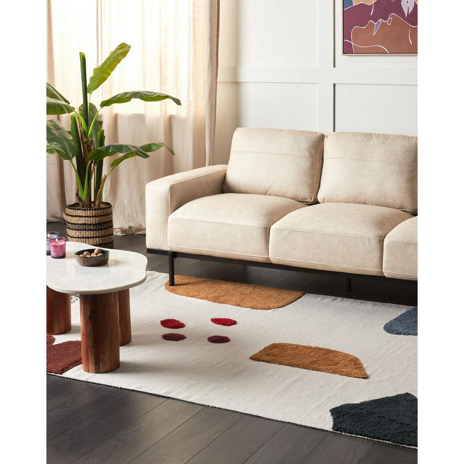 Beliani Tapis en Coton  TAGVETI  