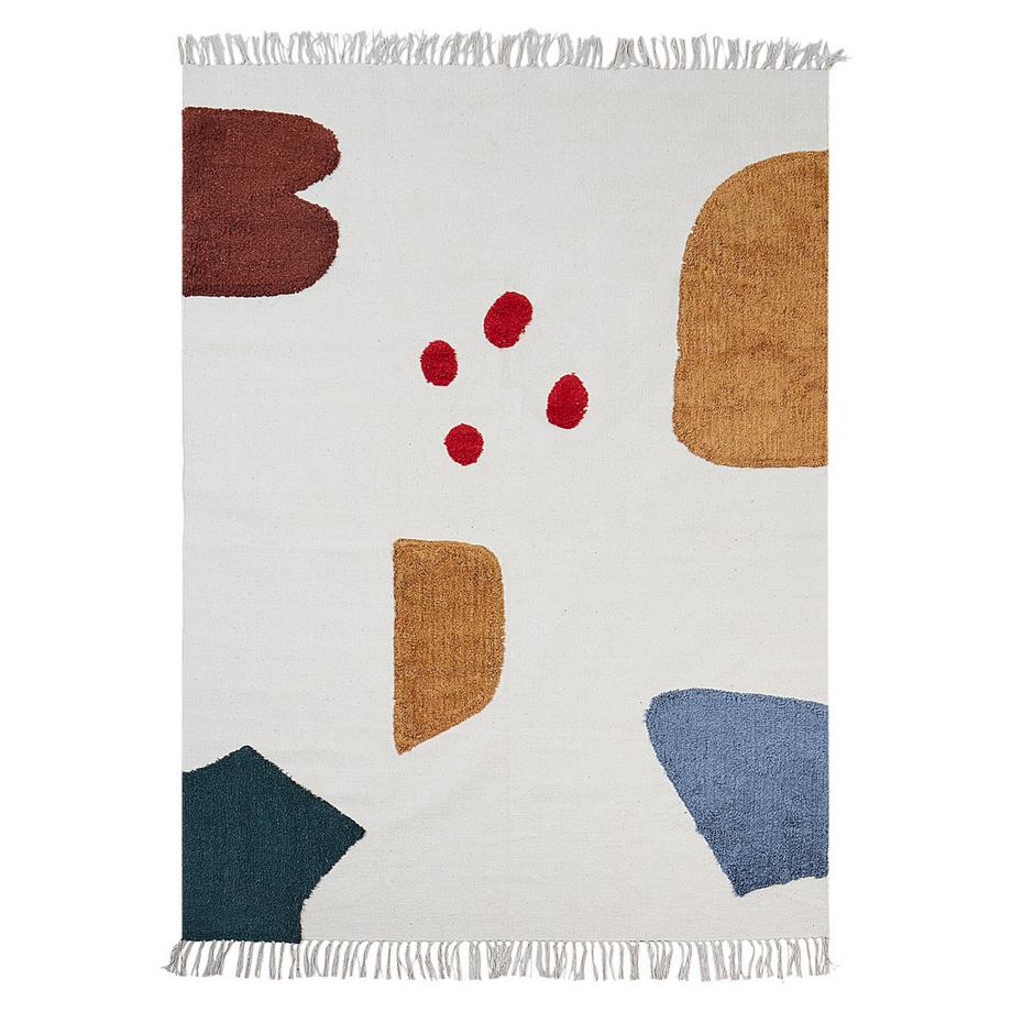Beliani Tapis en Coton  TAGVETI  