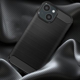 Avizar  Carbon Hülle iPhone 15 Schwarz 