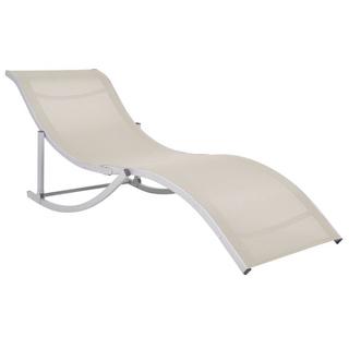 VidaXL Chaise longue tissu  