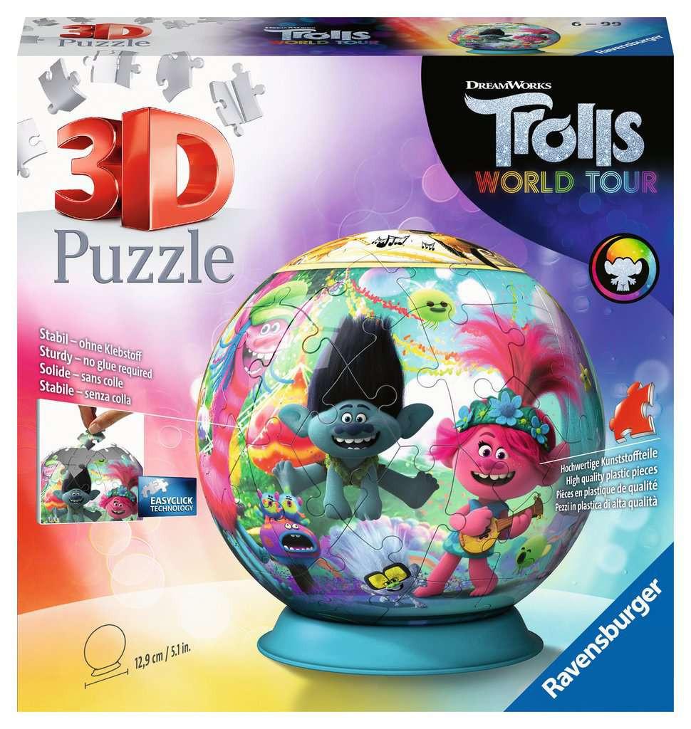 Ravensburger  Puzzle Puzzleball Trolls World Tour (72Teile) 