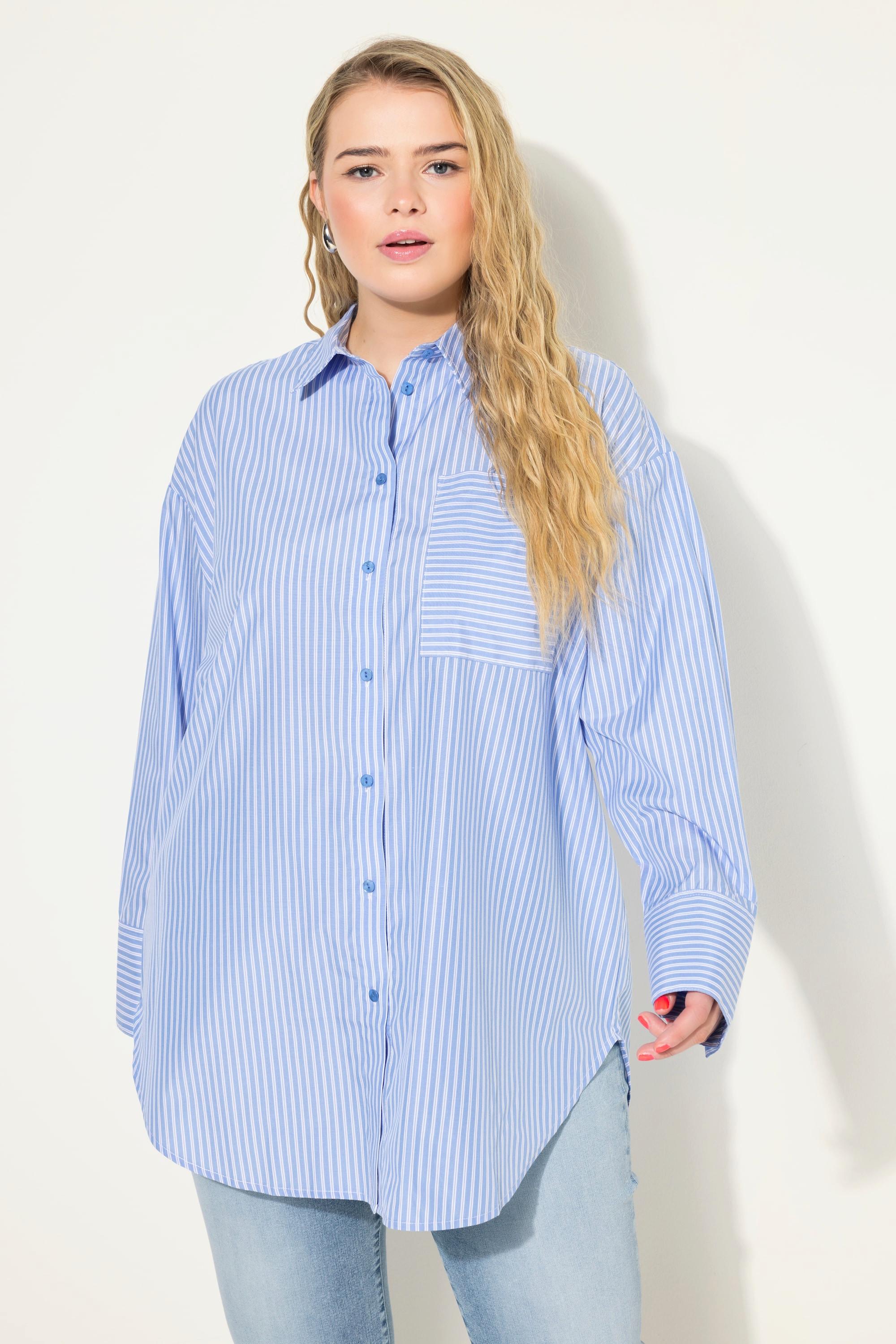 Studio Untold  Chemise oversized à rayures, col de chemise et manches longues 