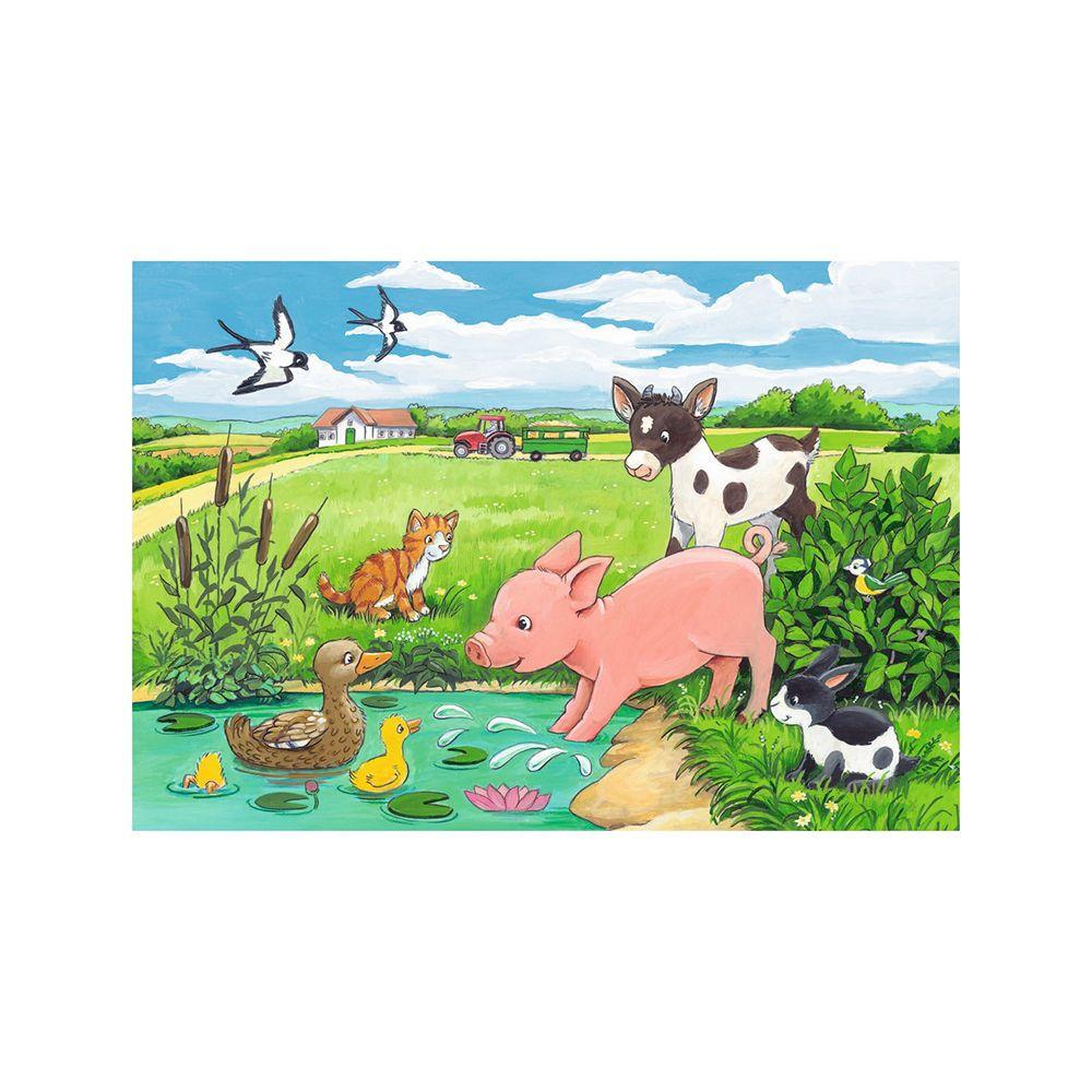 Ravensburger  Ravensburger puzzle Bébés animaux de la terre 2 x 12p 