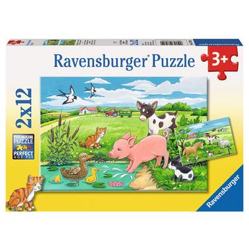 Ravensburger puzzle Bébés animaux de la terre 2 x 12p