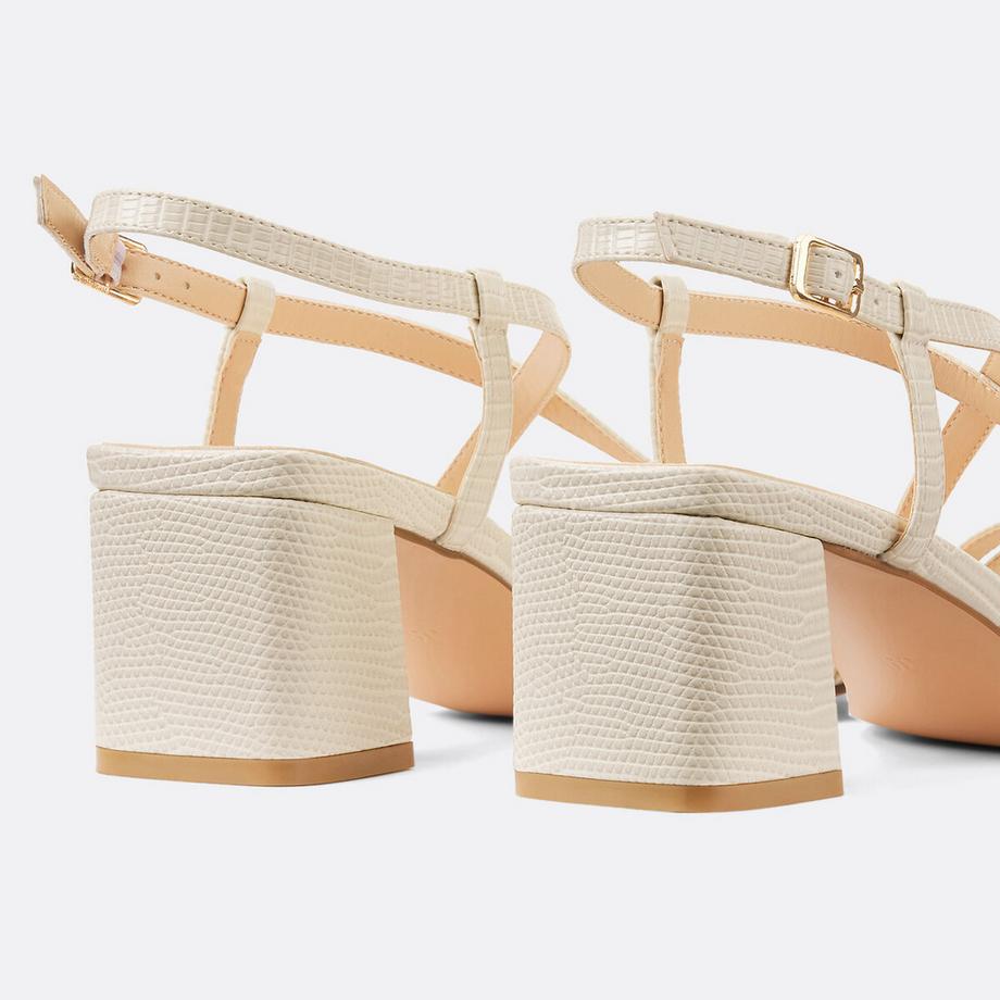 La Redoute Collections  Sandaletten in Python-Optik 