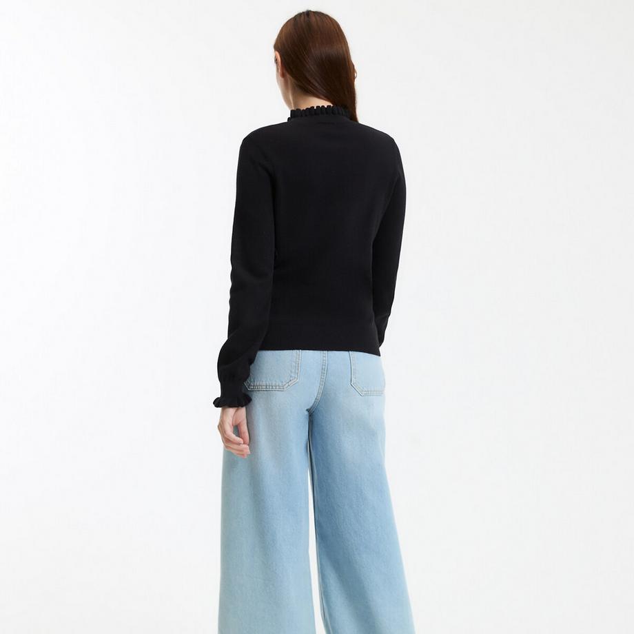 La Redoute Collections Pullover Collo Alto Arricciato Maniche Lunghe  