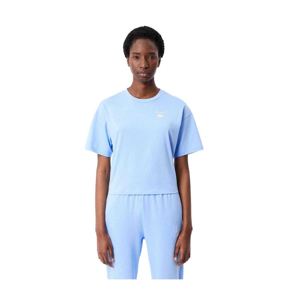 LACOSTE  Maglietta Vestibilità Rilassata Logo Cotone Pesante 