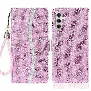 Cover-Discount  Galaxy A14 - Glitter Leder Etui 