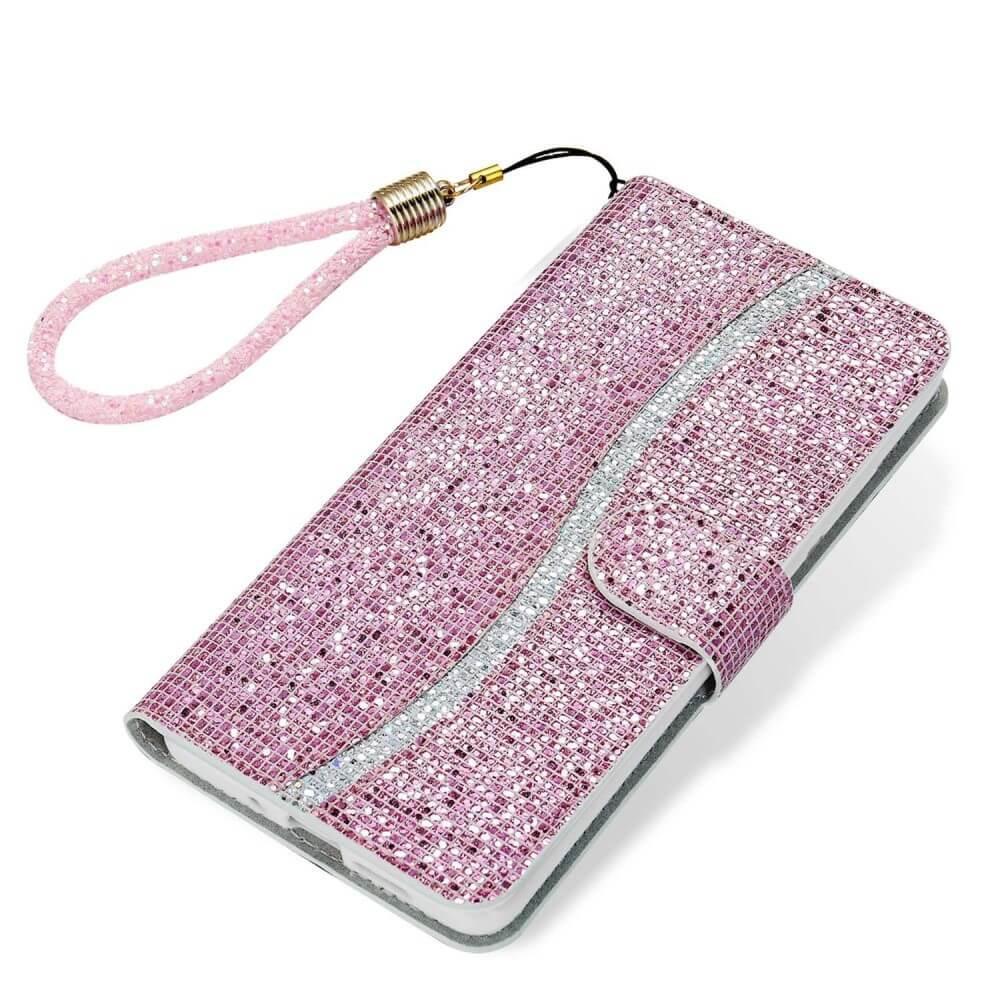 Cover-Discount  Galaxy A14 - Glitter Leder Etui 