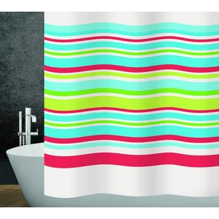 diaqua Rideau de douche textile Stripes  