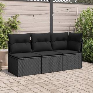 VidaXL Gartensofa poly-rattan  