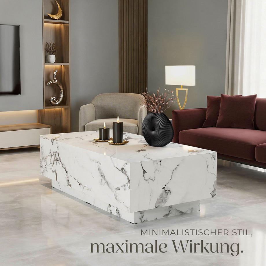 Tectake Table basse LASLEY design minimaliste  