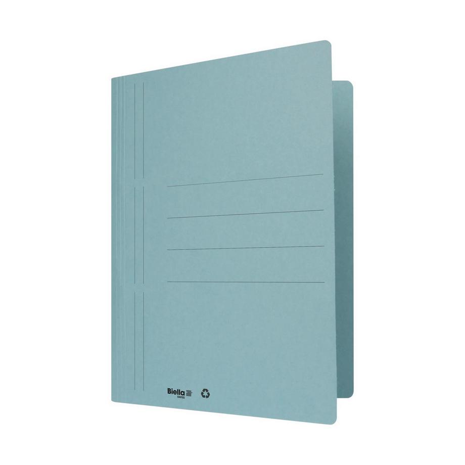 Biella BIELLA Schnellhefter Biella 6 A4 166400.05 blau, 320gm2 100 Bl.  
