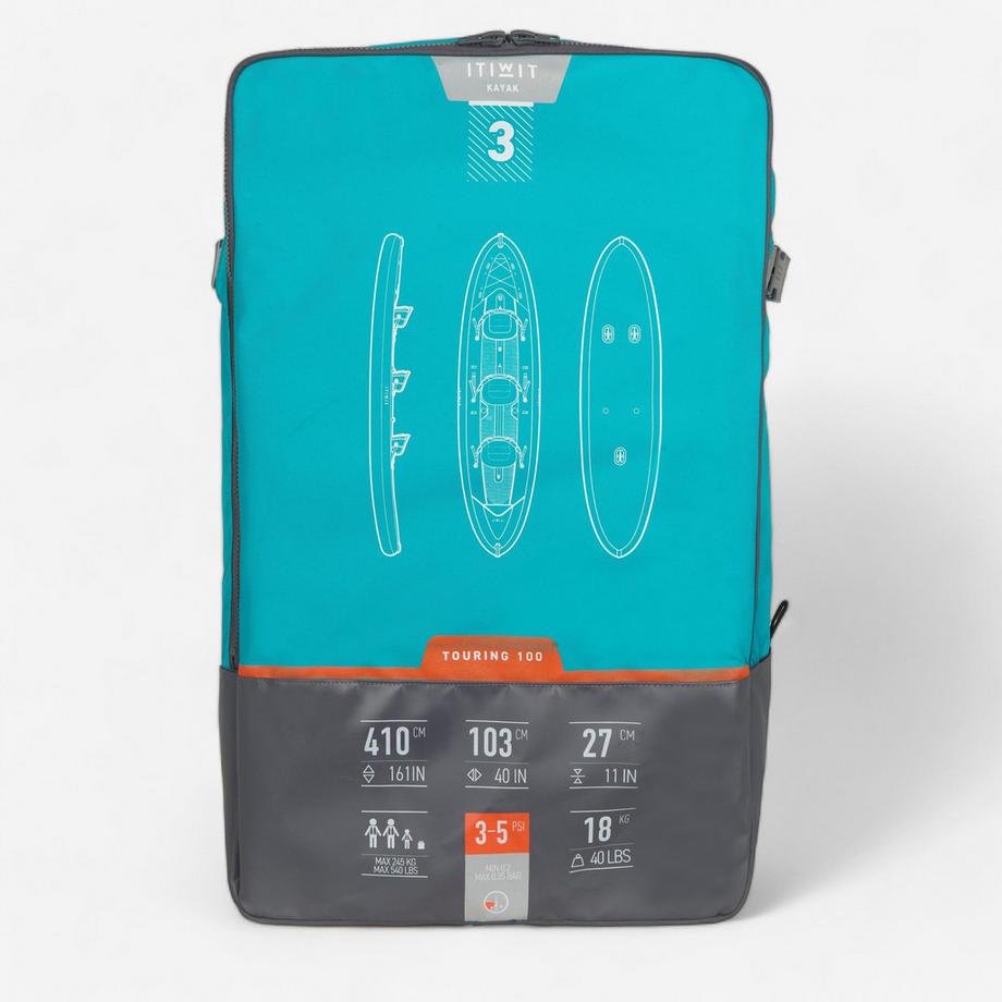 Borsa da trasporto kayak 120 l