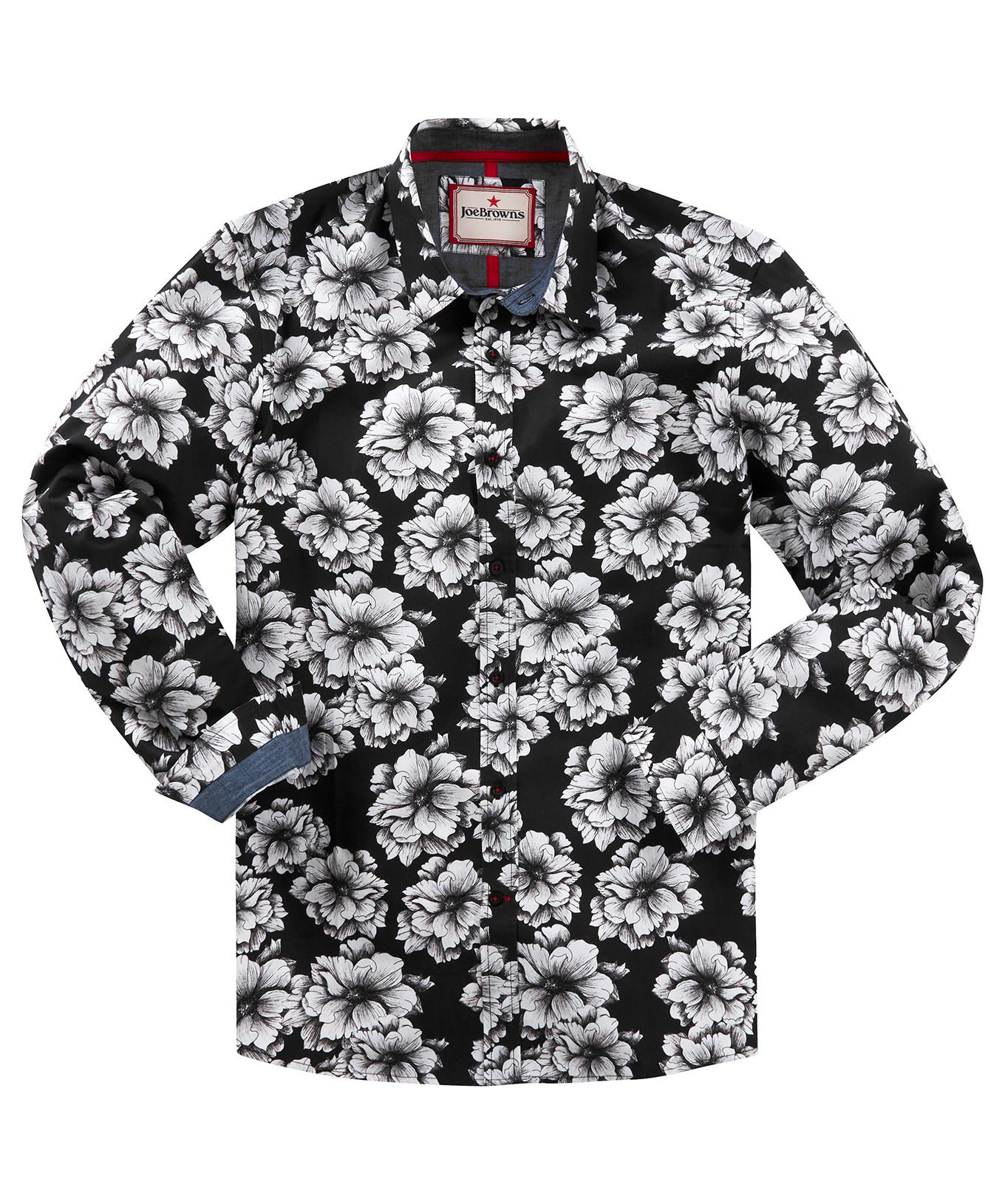 Joe Browns  Chemise Manches Longues Florale Monochrome 