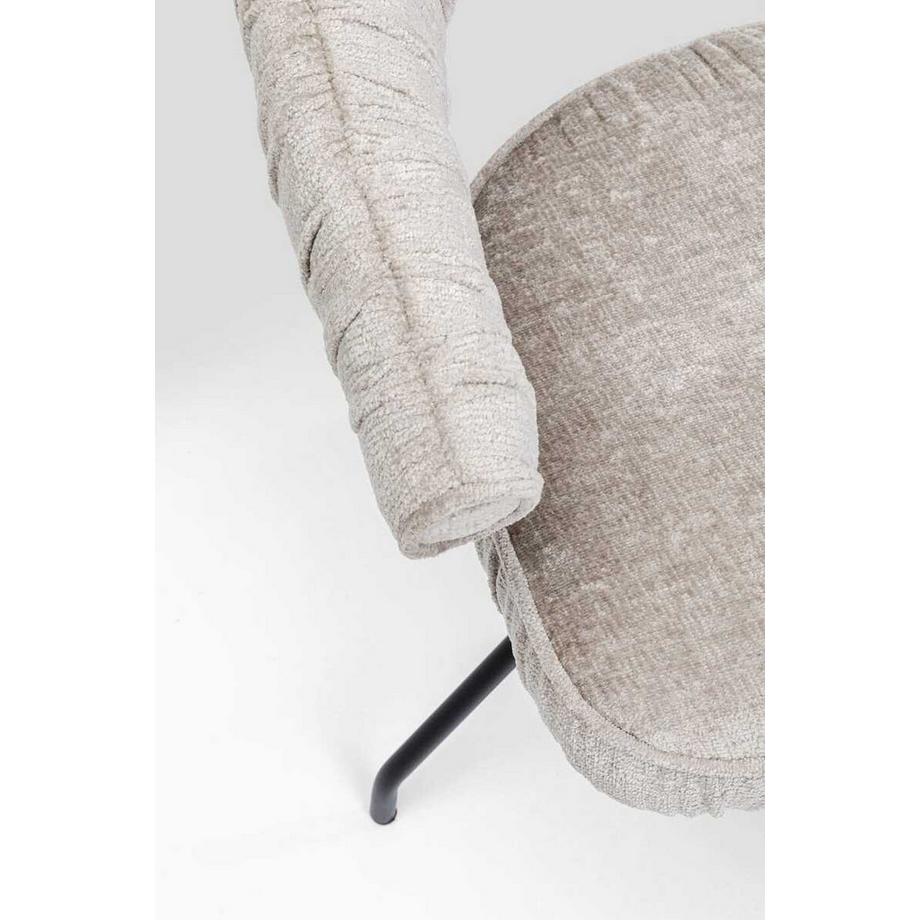 KARE Design Drehstuhl Arabella silber  