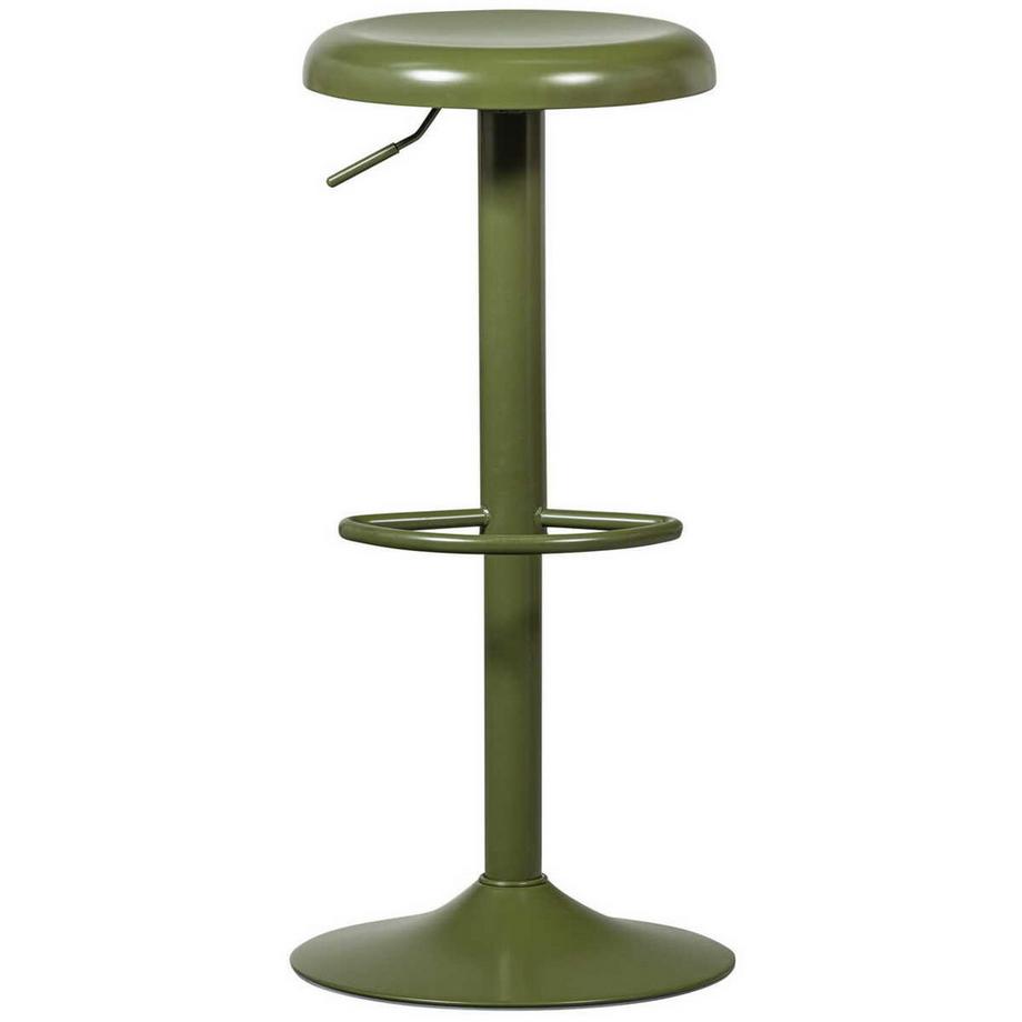 mutoni Tabouret de bar Isaac métal warm green  