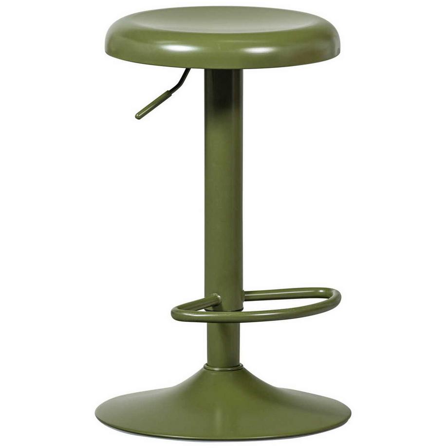 mutoni Tabouret de bar Isaac métal warm green  