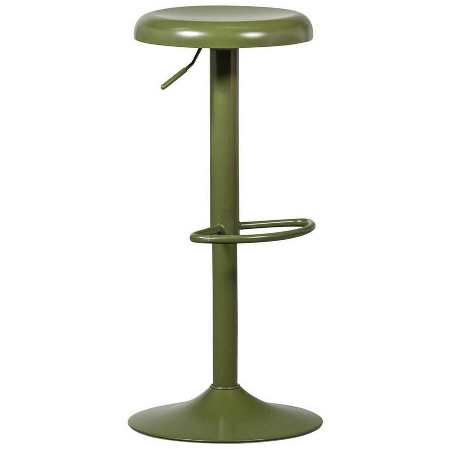 Tabouret de bar Isaac métal warm green