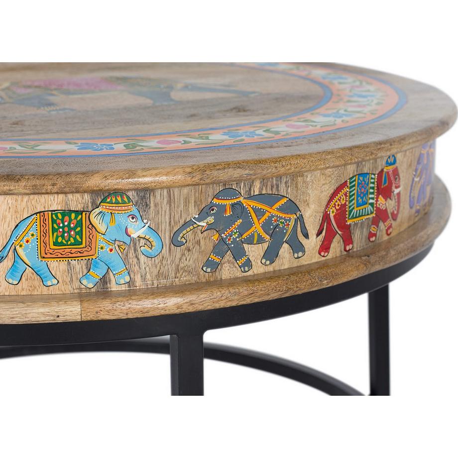 mutoni Couchtisch Mangoholz natur 78  