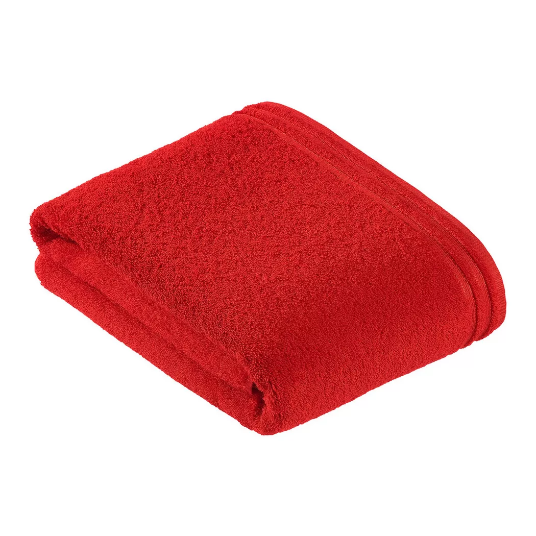 VOSSEN - Calypso Feeling Badetuch, 100x150 cm, Purpurrot