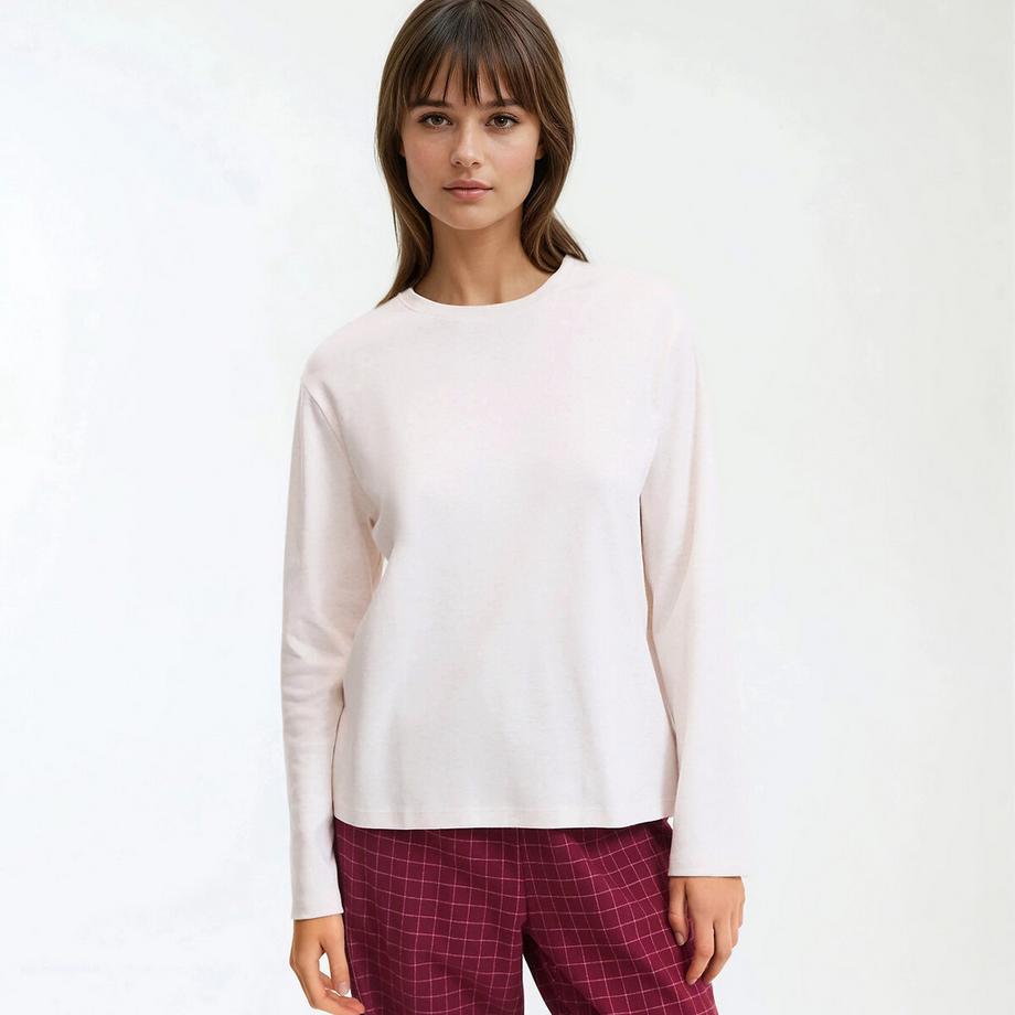 La Redoute Collections T-shirt de pyjama en jersey épais  