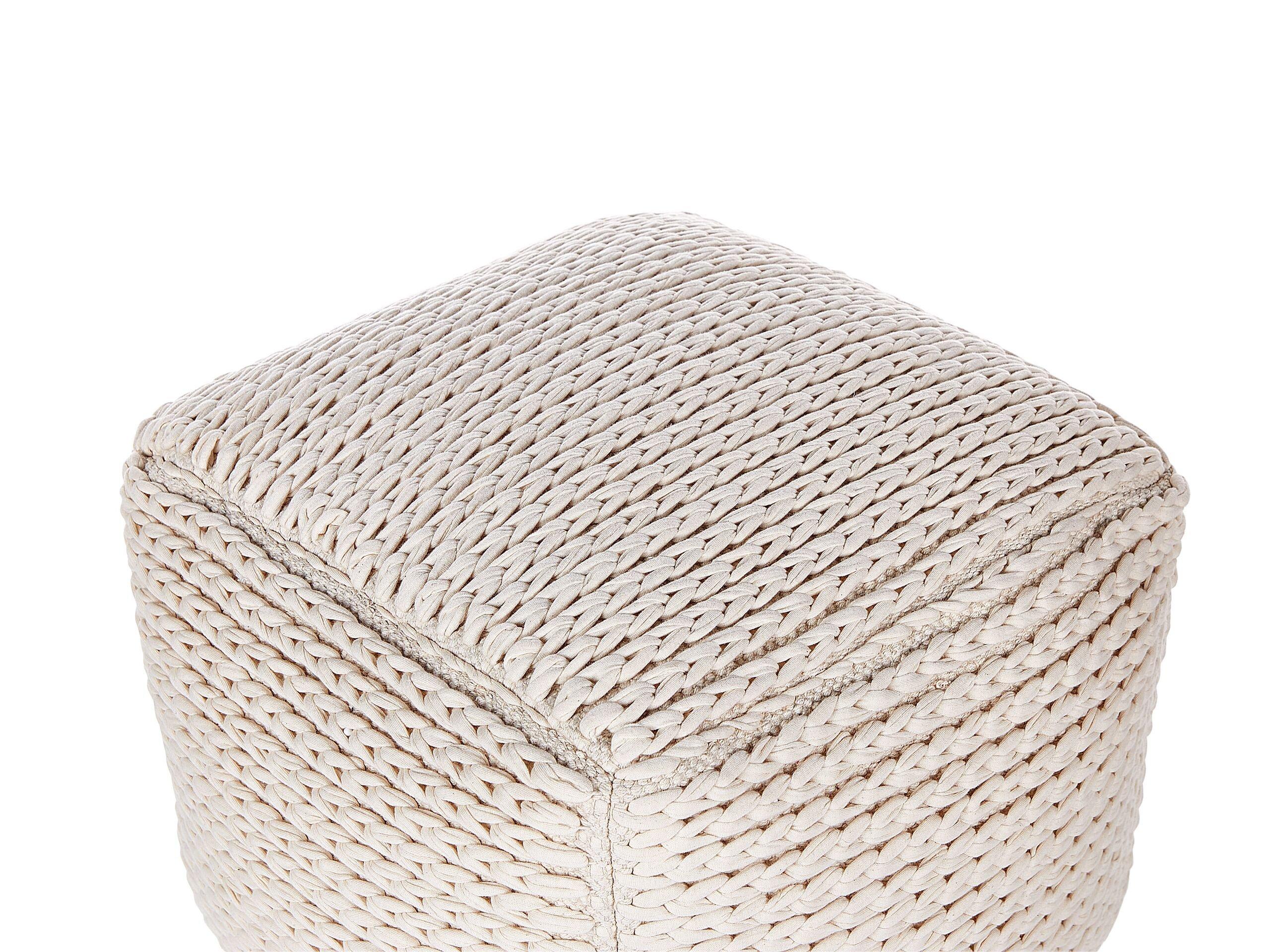 Beliani Pouf en Cotone Boho DAMAN  