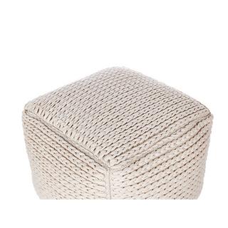 Beliani Pouf en Cotone Boho DAMAN  