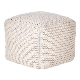 Beliani Pouf en Cotone Boho DAMAN  