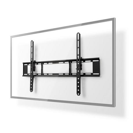 Nedis  Supporto a parete per TV inclinabile | 37-70" | Peso massimo dello schermo supportato: 35 kg | Inclinabile: 20° | Distanza minima dalla parete: 38 mm | Acciaio | Nero 