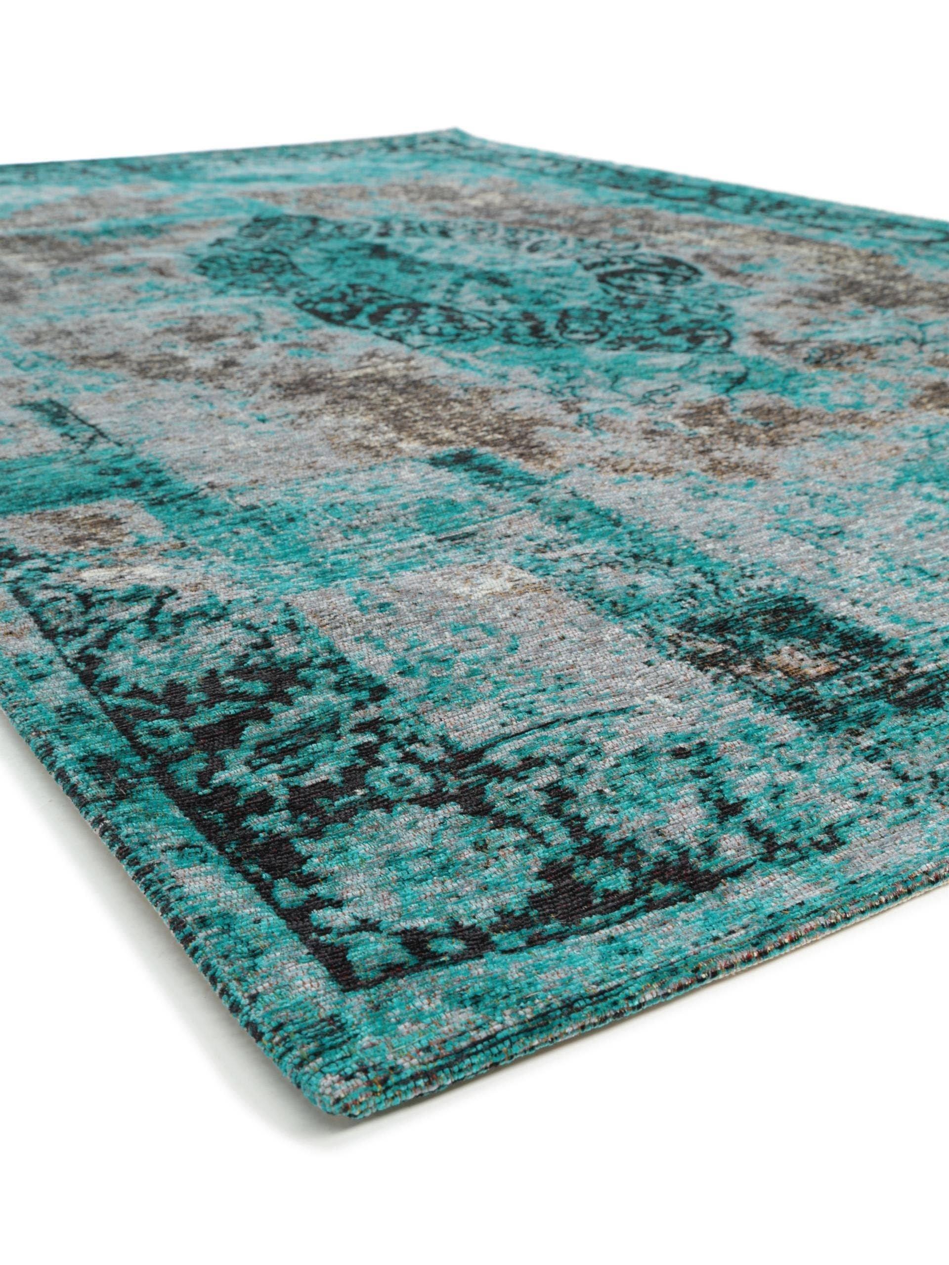 Benuta Tapis tissé à plat Tosca Turquoise  