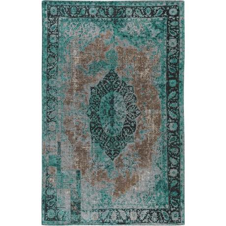 Benuta Tapis tissé à plat Tosca Turquoise  