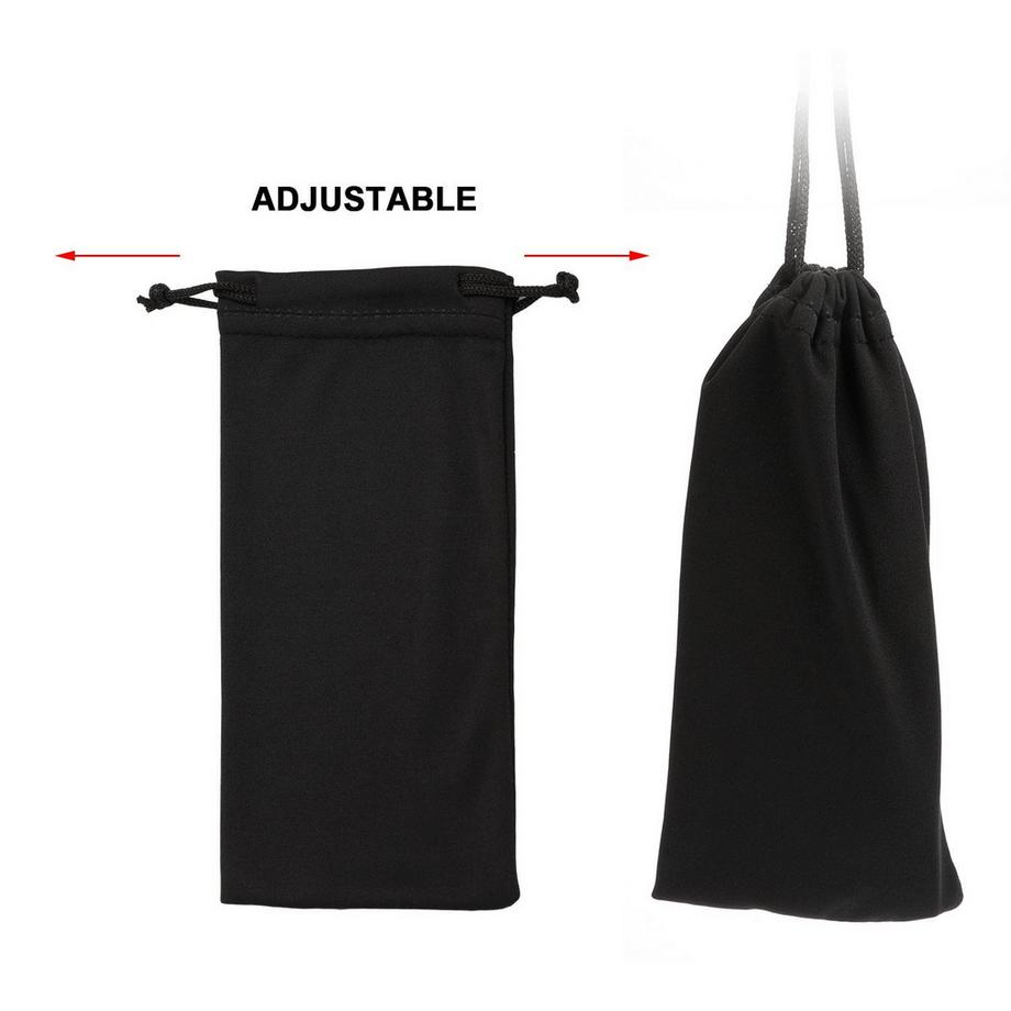 Only-bags.store  Etuis à lunettes en microfibre, sacs à lunettes de soleil 6 pièces, sacs à lunettes de soleil, sacs à bijoux 