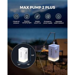 Flextail  MAX PUMP 2 PLUS 4-in-1 wiederaufladebare Luftpumpe 