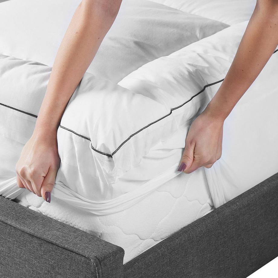 Beliani Topper per materasso en Cotone Japara  MULHACEN  