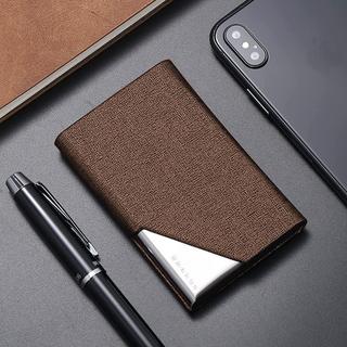 Only-bags.store Luxuriöses PU-Leder Visitenkartenetui mit Magnetverschluss  