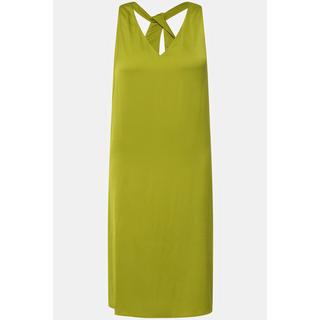 Ulla Popken Robe midi sans manches Silhouette en A Décolleté en V  