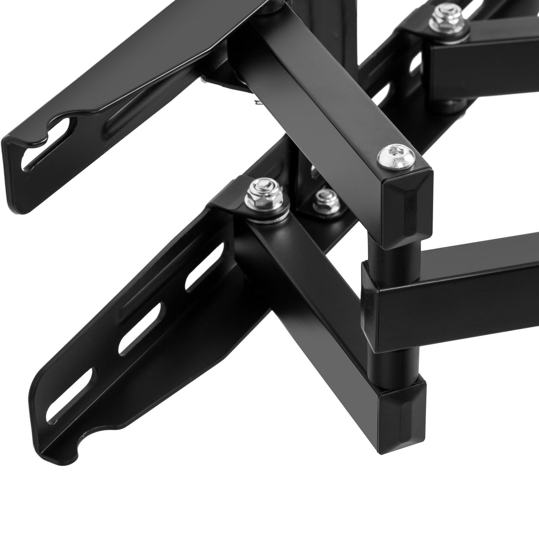 Tectake  Support mural TV 26"- 75" orientable et inclinable, VESA max.: 400x400, max. 60kg 