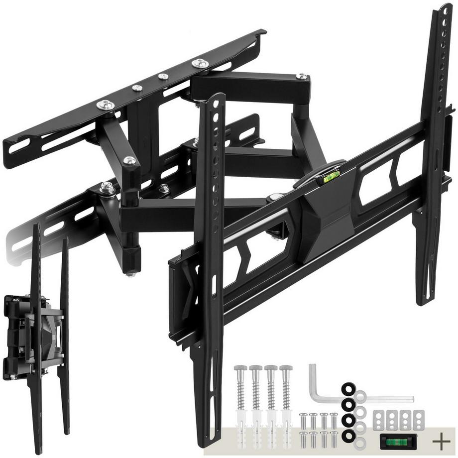 Tectake  Support mural de télévision  pour 26 - 75 pouces (66 - 191 cm) 
