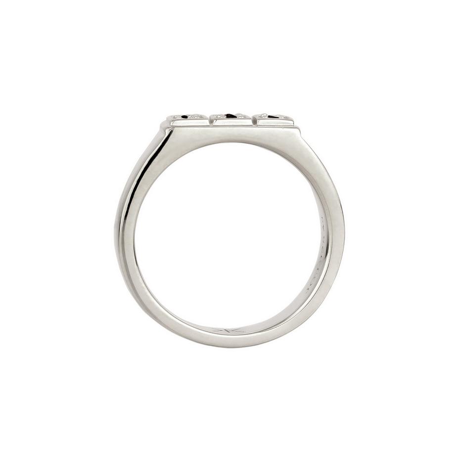 Kuzzoi  Bague Bague Homme Swarovski Crystals 925 Sterling Silver 