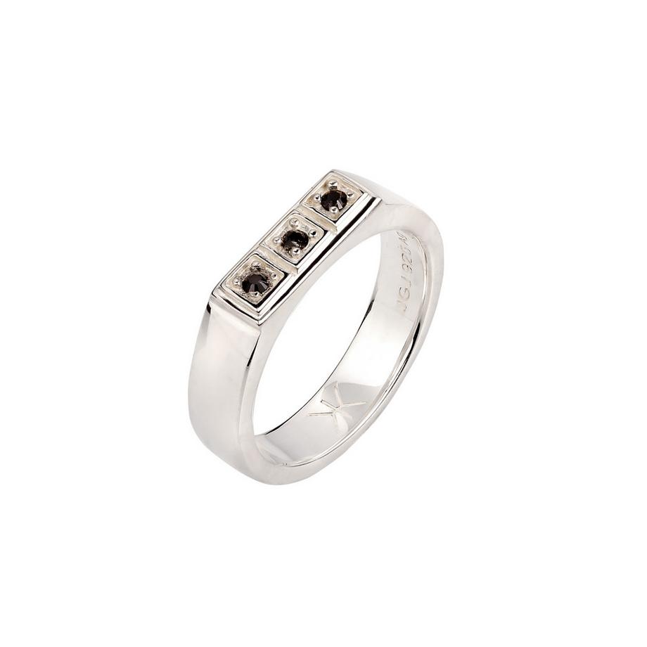 Bague Bague Homme Swarovski Crystals 925 Sterling Silver