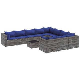 VidaXL Gartensofagarnitur poly-rattan  