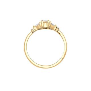 Elli  Bague Femme Filigrane Géo Étincelant Avec Cristaux De Zirconium 