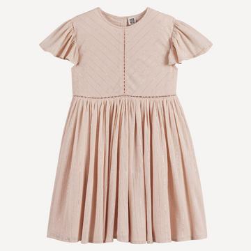 Kleid mit kurzen Volantärmeln